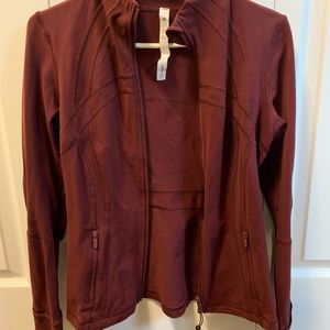 Maroon define jacket NWT